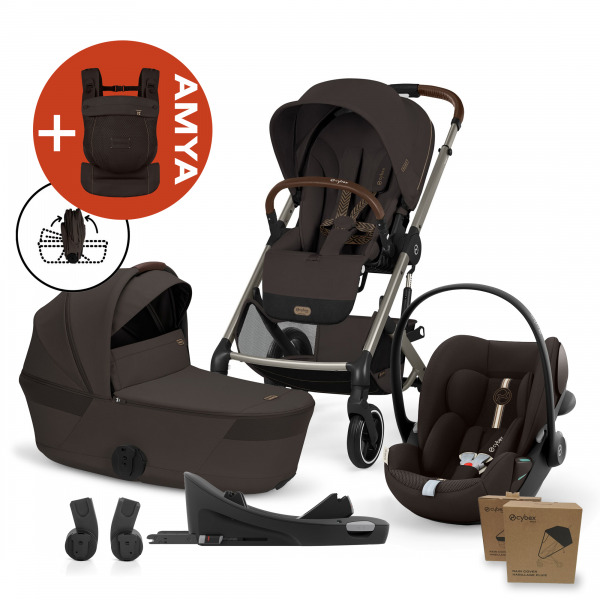 CYBEX Gold Balios 2026 4in1 �sszecsukhat� m�zessel All Weather + AMYA - Chocolate Brown